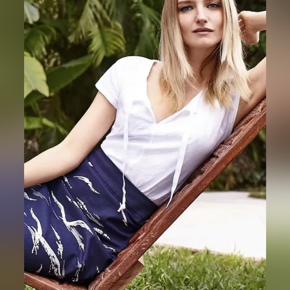 Maeve Shorebird Pencil Skirt - Picture 2 of 15